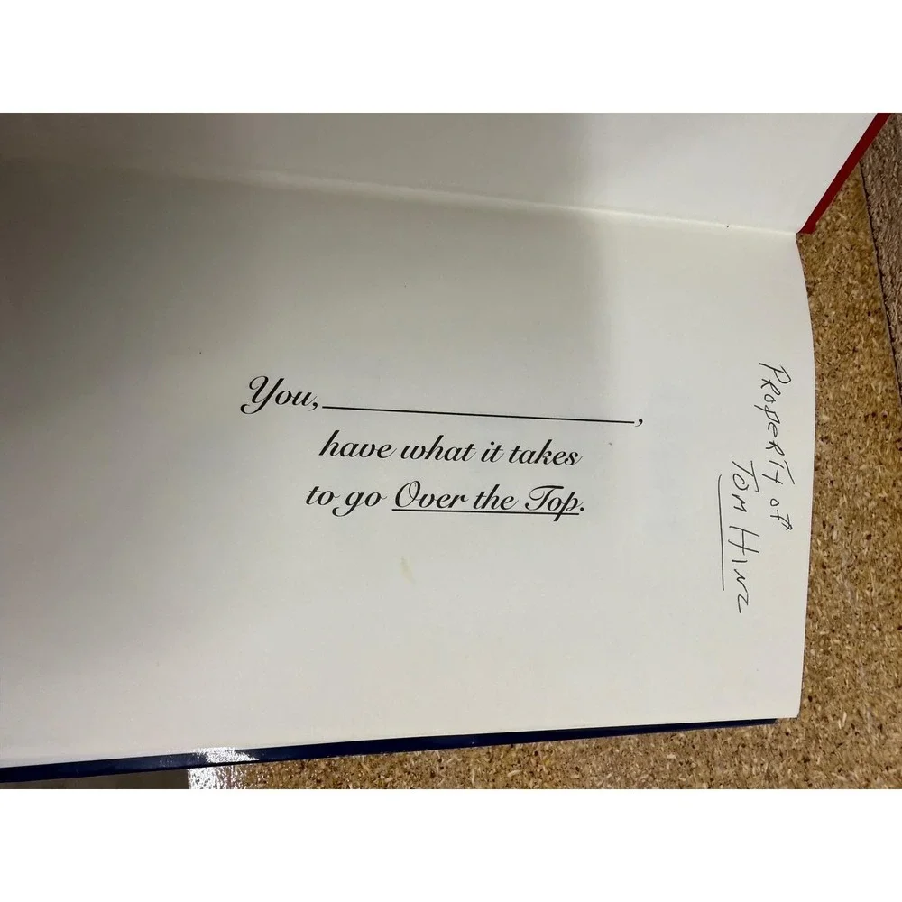 Zig Ziglar Over The Top Hardcover Book Motivational Self-Help Thomas Nelson 1994